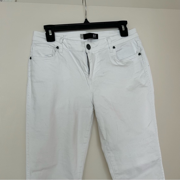 KUT from the Kloth Donna Ankle Skinny Jeans White - Picture 2 of 9